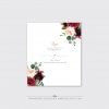 Burgundy Blush - Wedding Invitation - Lezannes Designs